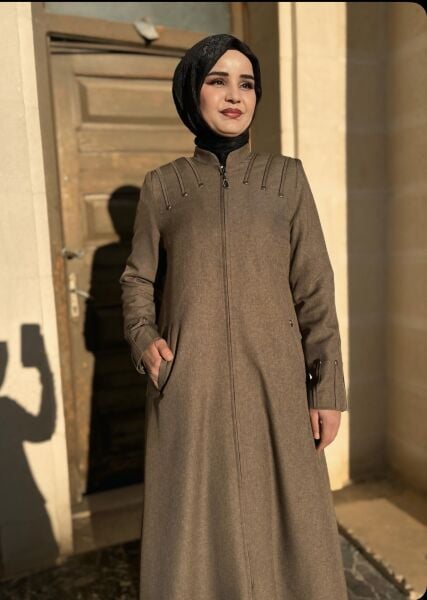 Yün Efekt Boydan Pardesü