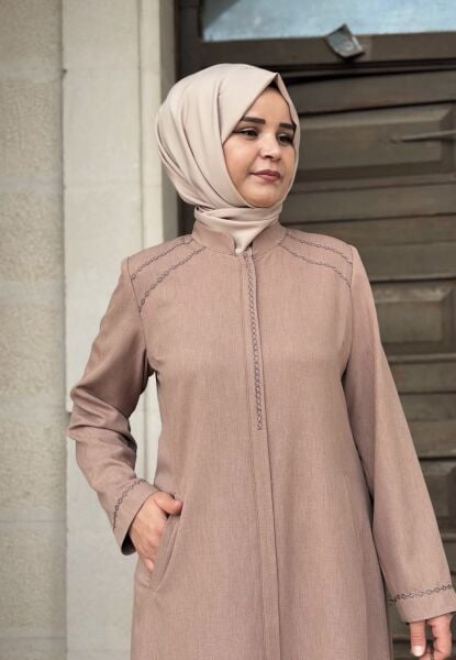 Venüs Kumaş Yaka Çımalı Pardesü